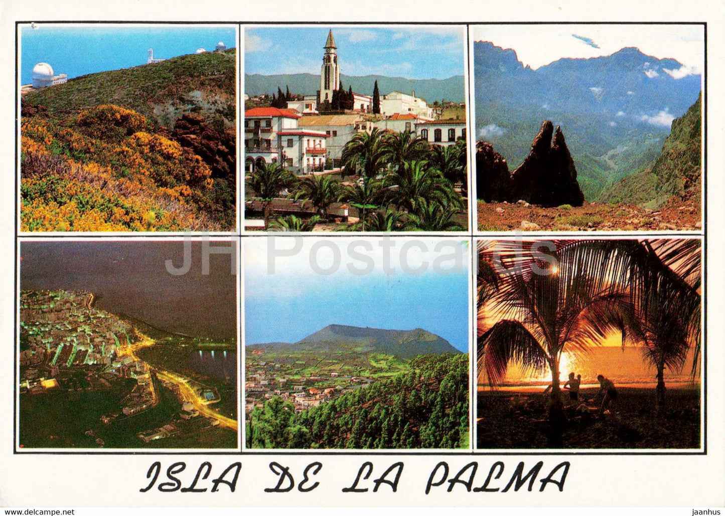 Isla de la Palma - Varios Aspectos - Canaria - multiview - Spain - used - JH Postcards