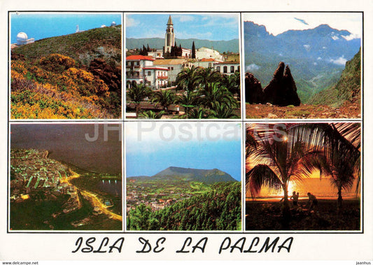 Isla de la Palma - Varios Aspectos - Canaria - multiview - Spain - used - JH Postcards