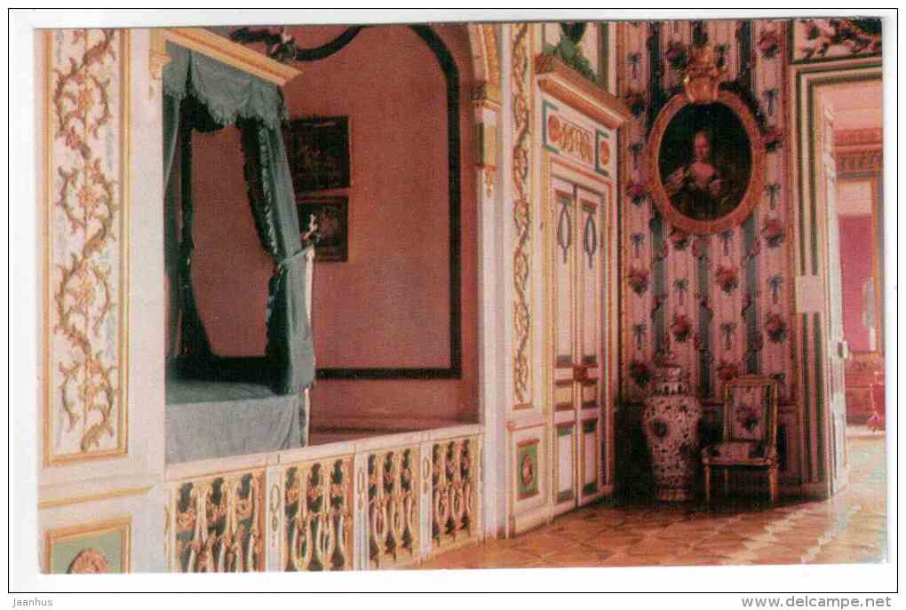 Palace , Main Bedroom - Kuskovo - Moscow - 1969 - Russia USSR - unused - JH Postcards