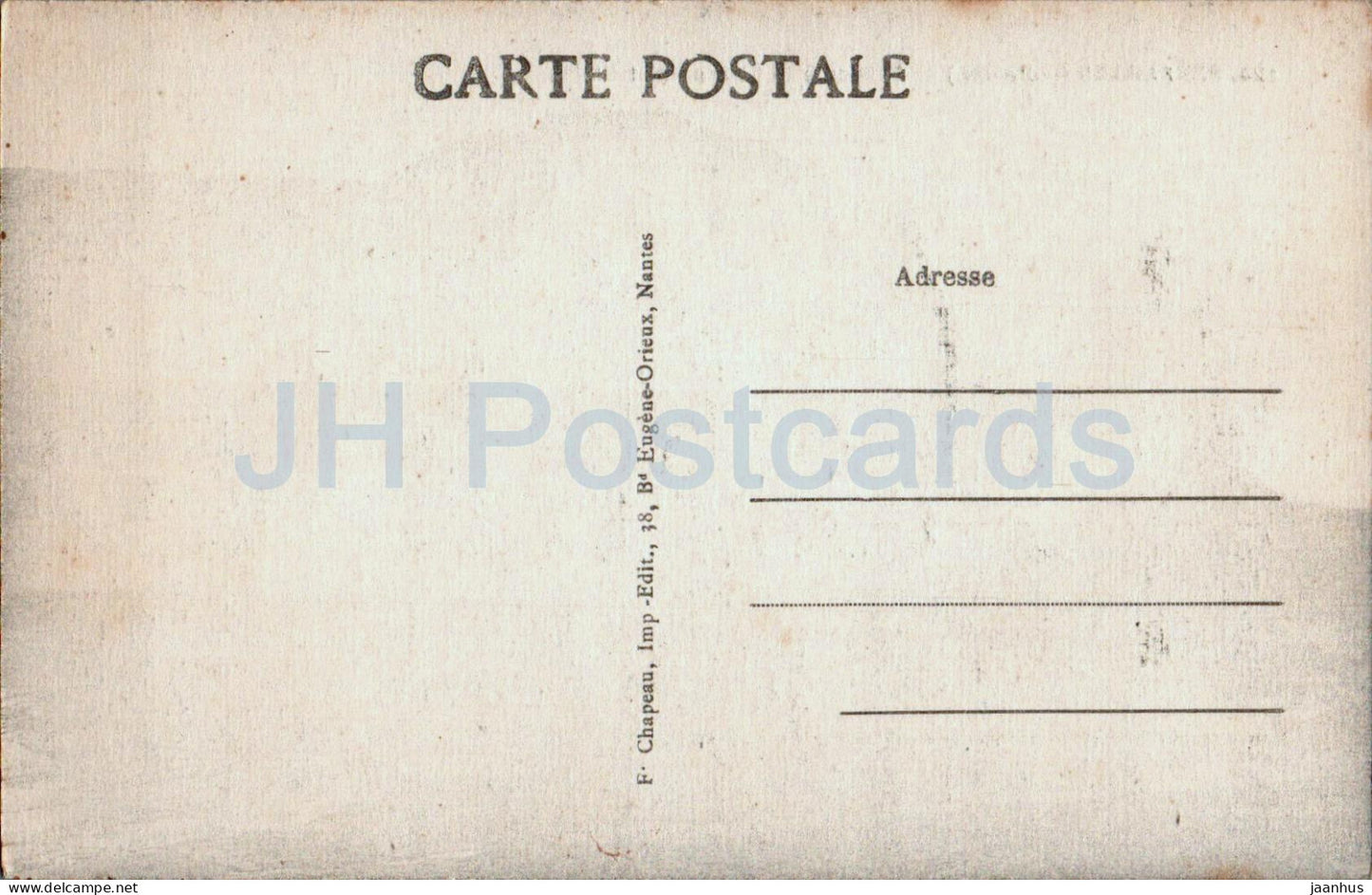 Prefailles - Falaise a la Pointe Saint Gildas - Klippe - 124 - alte Postkarte - Frankreich - unbenutzt 