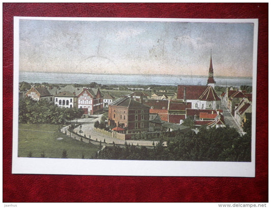 Pärnu - Pernau - a view of the Town - old postcard REPRODUCTION!!! - 1984 - Estonia USSR - unused - JH Postcards