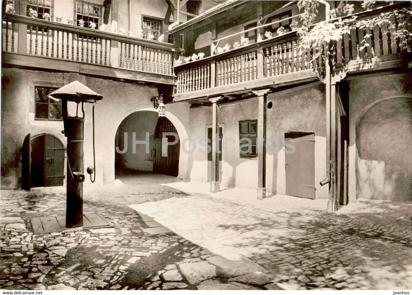 Weimar - Kirms Krackow Haus - old postcard - Germany DDR - unused - JH Postcards