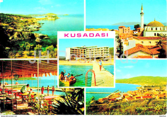 Kusadasi - Views from the city - multiview - 1980 - Turkey - used - JH Postcards