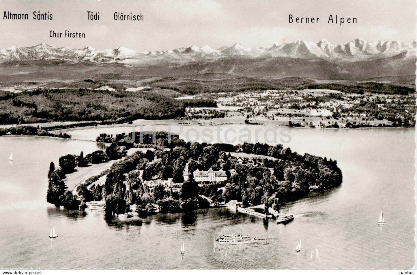 Insel Mainau im Bodensee - 1960 - Germany - used - JH Postcards