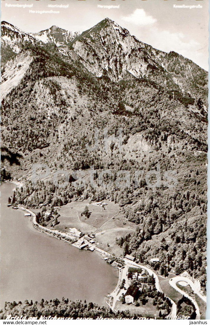 Urfeld im Walchensee gegen Herzogstand - 1963 - Germany - used - JH Postcards