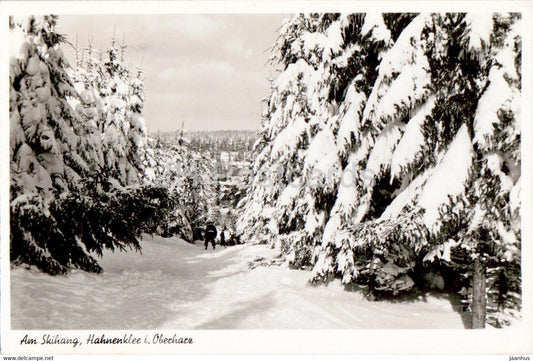 Am Skihang - Hahnenklee i Oberharz - old postcard - 1964 - Germany - used - JH Postcards