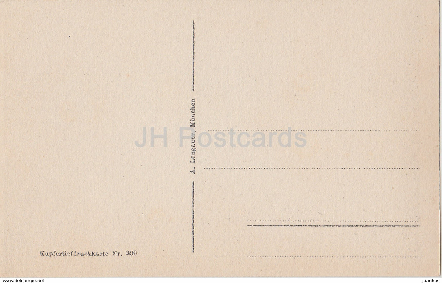 München - Marienplatz - Mariensäule - Frauenkirche - Rathaus - München - Auto - alte Postkarte - Deutschland - unbenutzt
