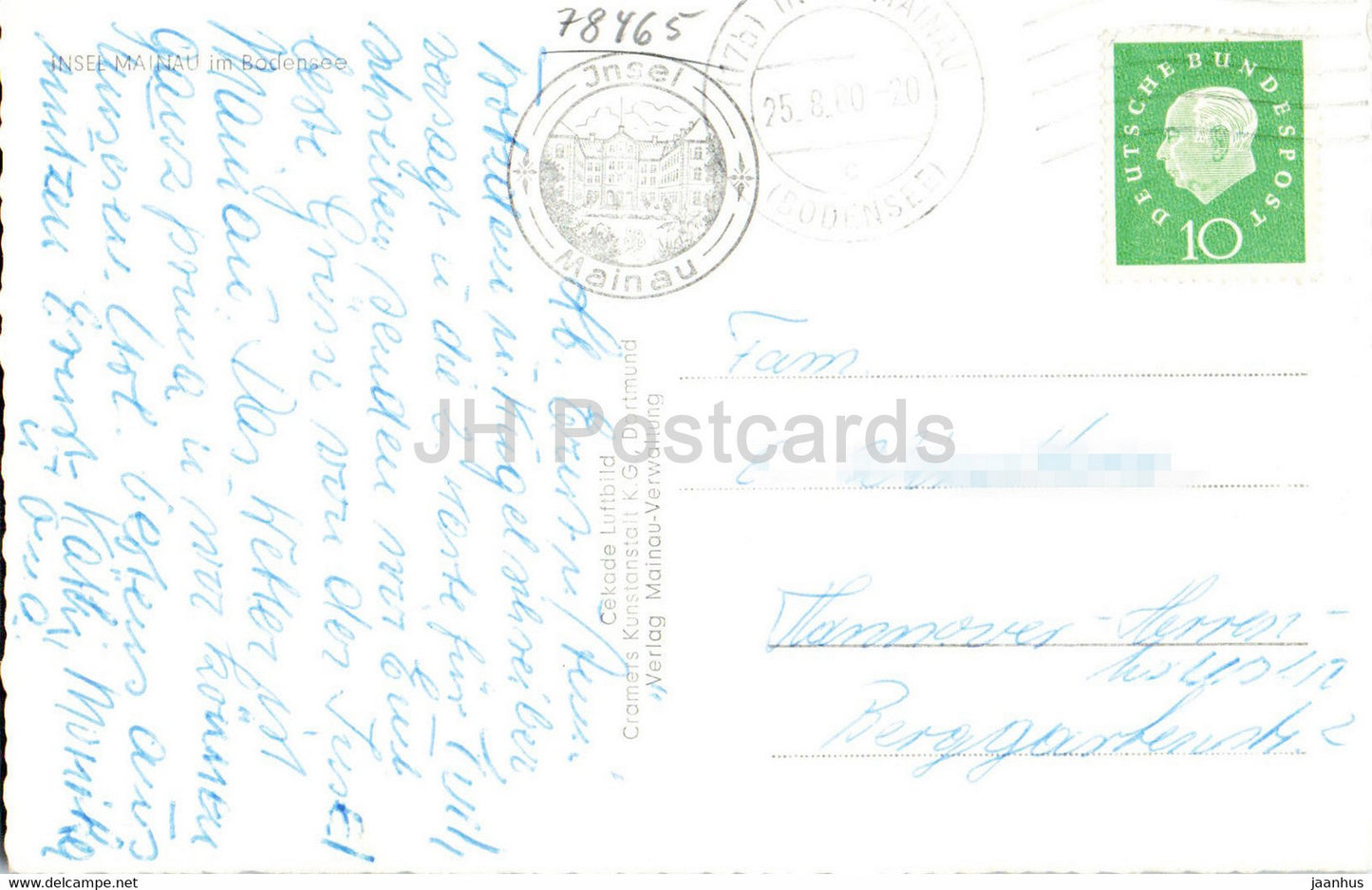 Insel Mainau im Bodensee - 1960 - Germany - used