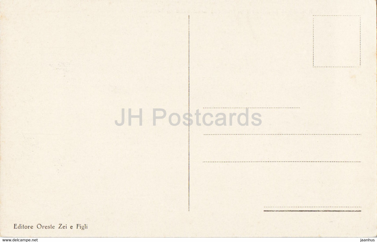 Portoferraio - Il Giardino Imperiale e la terrazza della Casa ai Mulini - old postcard - Italy - unused