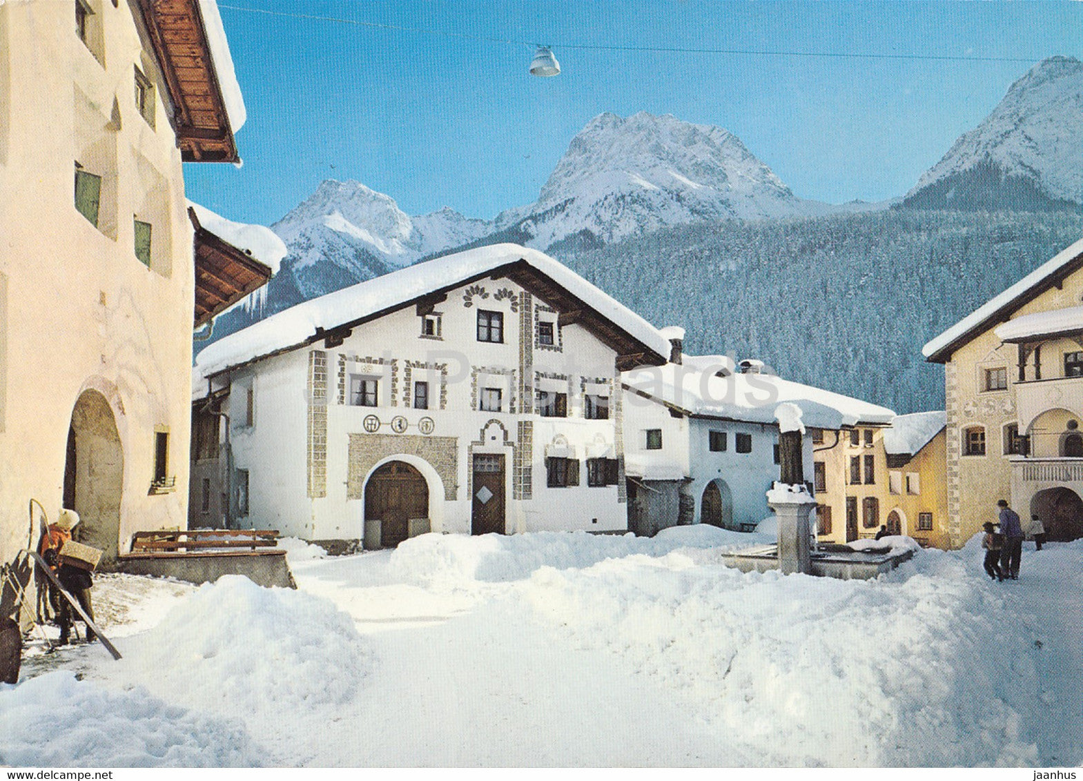 Bad Scuol 1250 m - Wintersportplatz und Heilbad - 1984 - Switzerland - used - JH Postcards