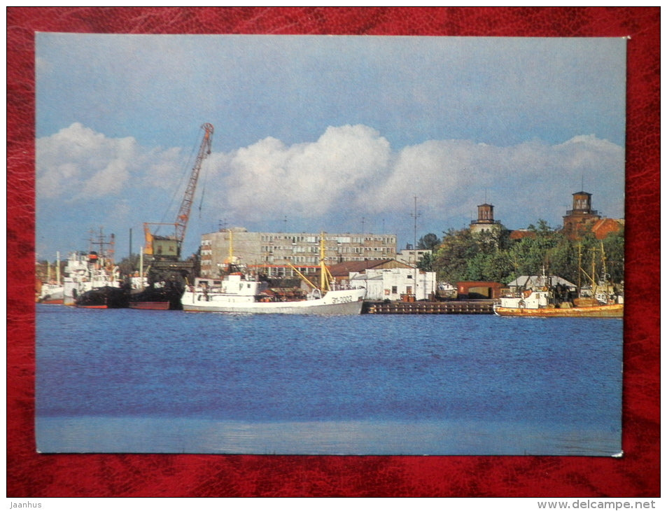 port of Pärnu - Pärnu - 1984 - Estonia - USSR - unused - JH Postcards