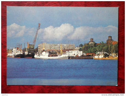 port of Pärnu - Pärnu - 1984 - Estonia - USSR - unused - JH Postcards
