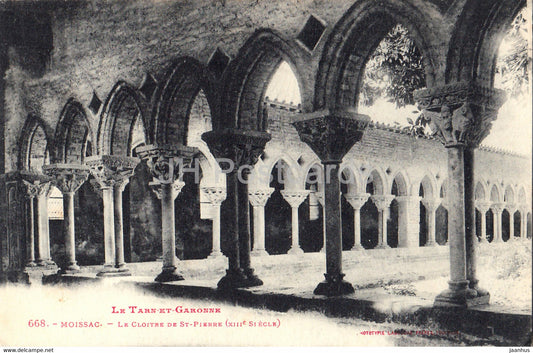 Le Tarn et Garonne - Le Clocher de St Pierre - 1 - 668 - old postcard - France - used - JH Postcards