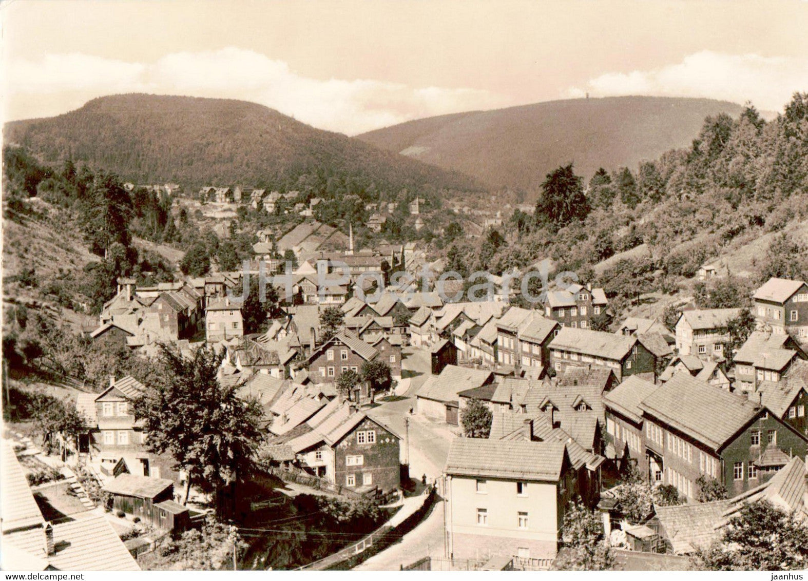 Ruhla - Blick vom Muhlrainstein - old postcard - 1973 - Germany DDR - used - JH Postcards