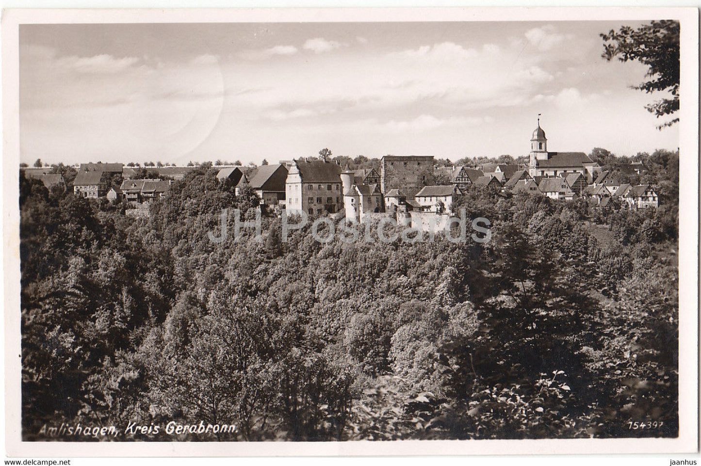 Amlishagen - Kreis Gerabronn - 154397 - old postcard - 1958 - Germany - used - JH Postcards