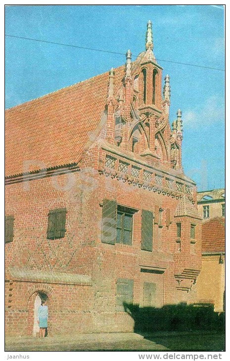 Pyarkunas house - Kaunas - 1972 - Lithuania USSR - unused - JH Postcards