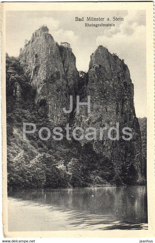 Bad Munster a Stein - Rheingrafenstein - 40085 - old postcard - Germany - unused - JH Postcards