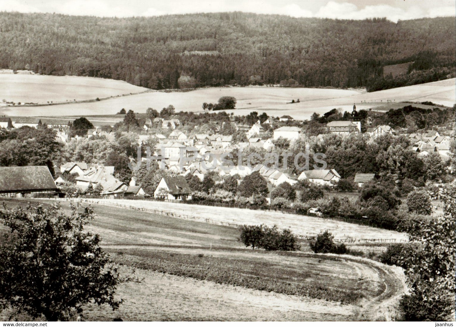 Stadtlengsfeld - Rhon - 1 - old postcard - Germany DDR - used - JH Postcards