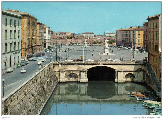 Piazza della Repubblica - square - Livorno - Toscana - 103 - Italia - Italy - unused - JH Postcards
