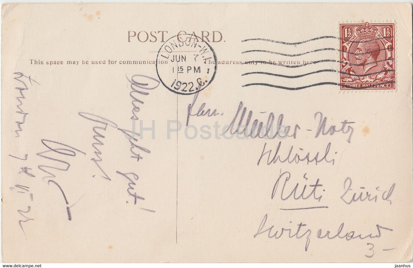 London - Horse Guards - Whitehall - old postcard - 1922 - England - United Kingdom - used