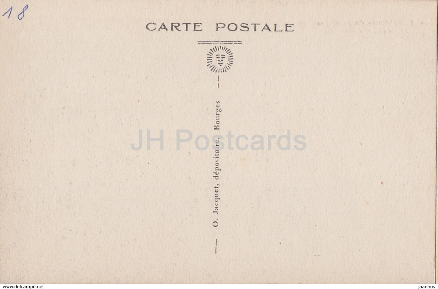 Cathedrale de Bourges - L'Abside - Kathedrale - 3 - alte Postkarte - Frankreich - unbenutzt