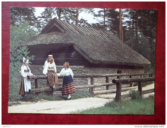 North Estonian Water Mill , late 19th century - The Estonian State Open-Air Museum - 1984 - Estonia USSR - unused - JH Postcards