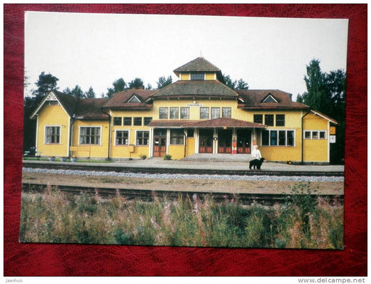 Punkaharju - Railway station -  Finland - unused - JH Postcards