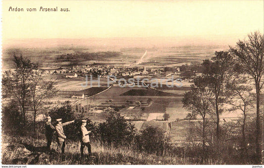 Ardon vom Arsenal aus - military - old postcard - Belgium - unused - JH Postcards