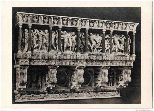 sculpture by Donatello - Cantor , 15th century - italian art - unused - JH Postcards