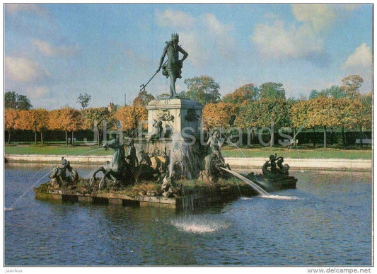The Neptune Fountain , 1799 - The Fountains of Petrodvorets - 1987 - Russia USSR - unused - JH Postcards