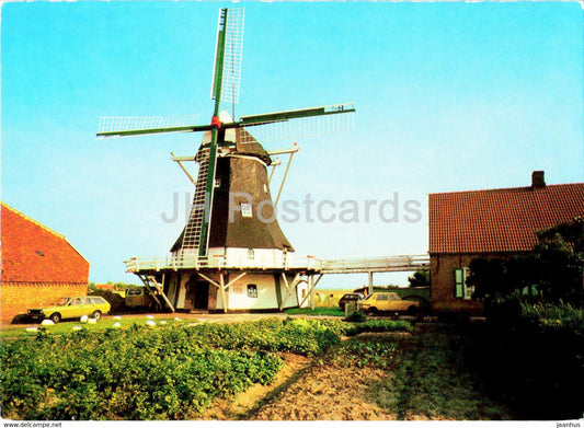 Nordseekustenbad Neuharlingersiel Seriemer Muhle an der Nordsee - windmill - Germany - unused - JH Postcards