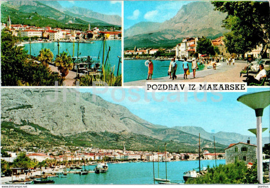 Makarska - Pozdrav iz Makarske - multiview - 1989 - Croatia - Yugoslavia - used