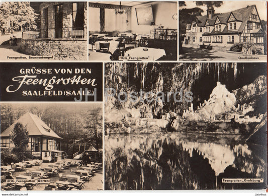 Grusse von den Feengrotten Saalfeld Saale - 1967 - Germany DDR - used - JH Postcards