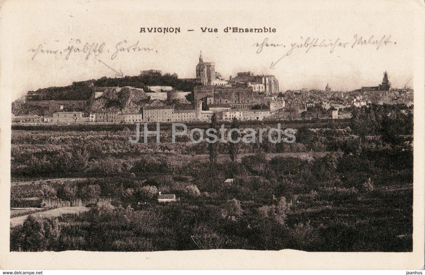 Avignon - Vue d'Ensemble - old postcard - 1926 - France - used - JH Postcards