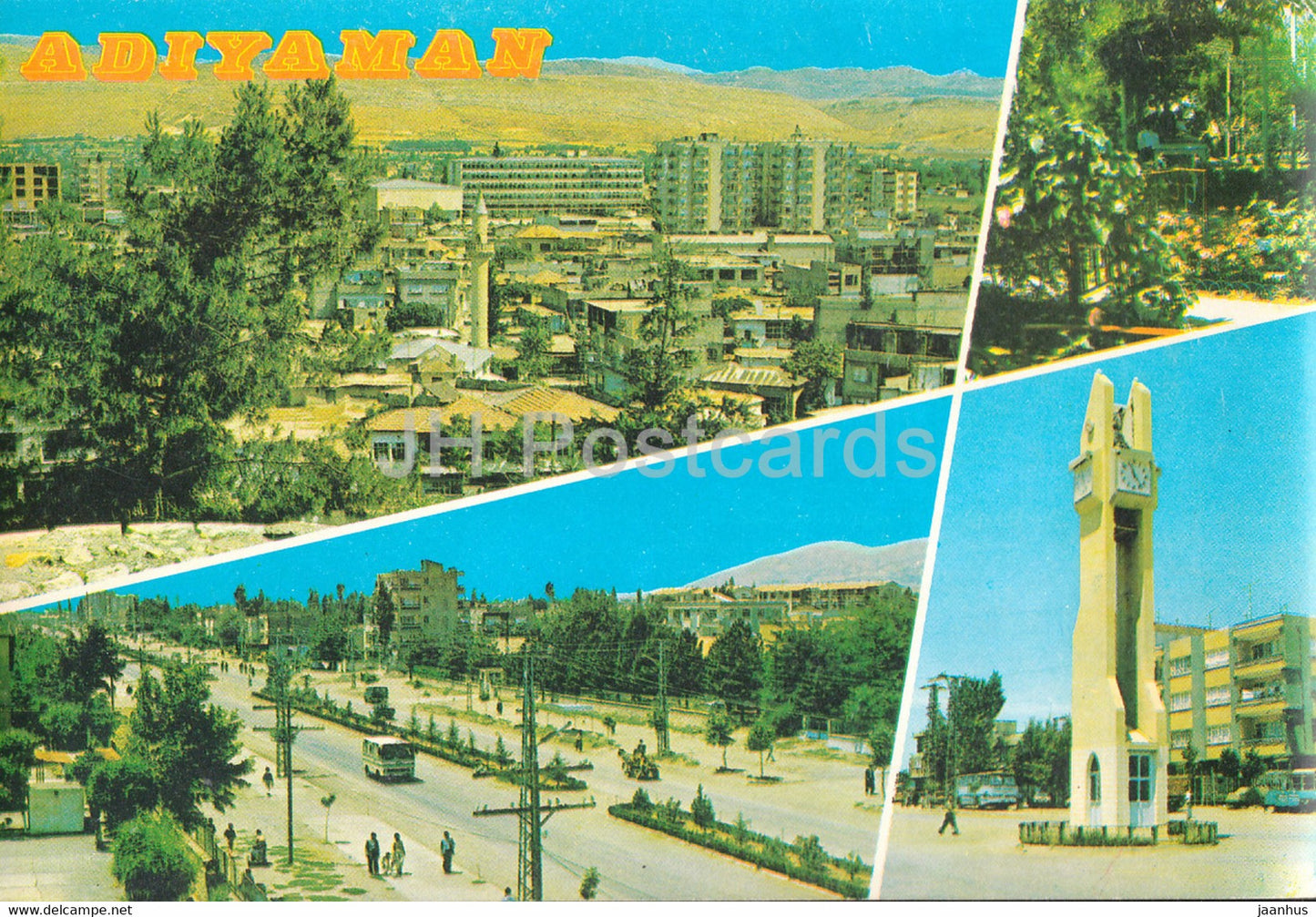 Adiyaman - City views - multiview - 1984 - Turkey - used - JH Postcards