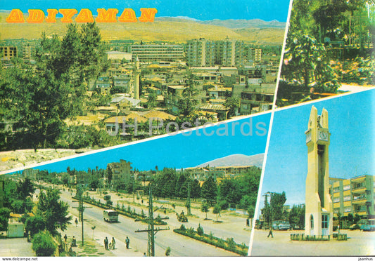 Adiyaman - City views - multiview - 1984 - Turkey - used - JH Postcards