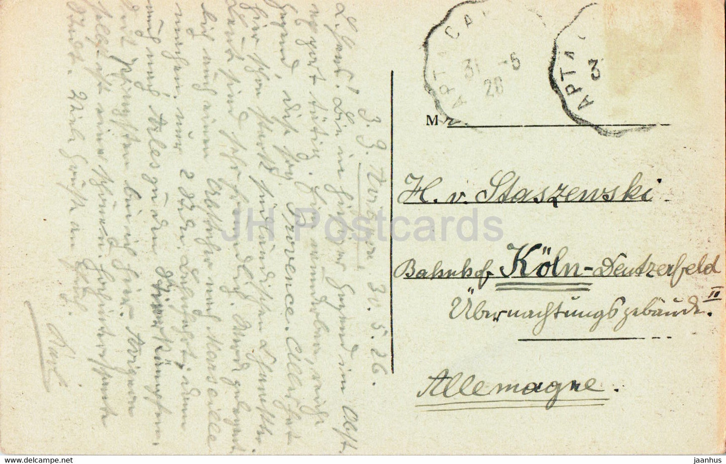 Avignon - Vue d'Ensemble - carte postale ancienne - 1926 - France - occasion