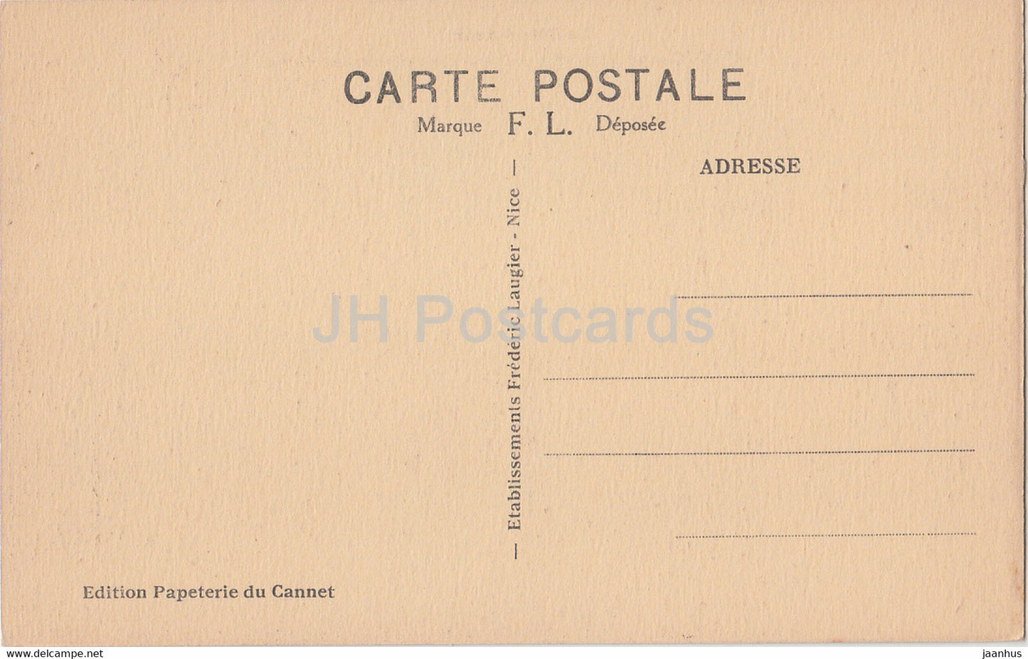 Le Cannet - Vue d'ensemble et les Villas - 852 - alte Postkarte - Frankreich - unbenutzt