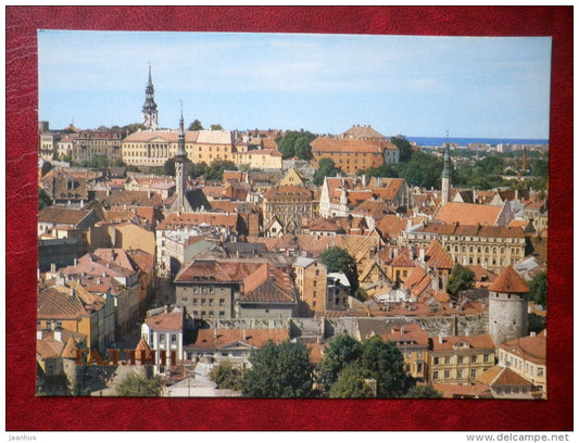 Old Town - Tallinn - 1984 - Estonia USSR - unused - JH Postcards
