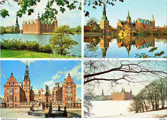 Frederiksborg - The Four Seasons - multiview - 1978 - Denmark - used - JH Postcards