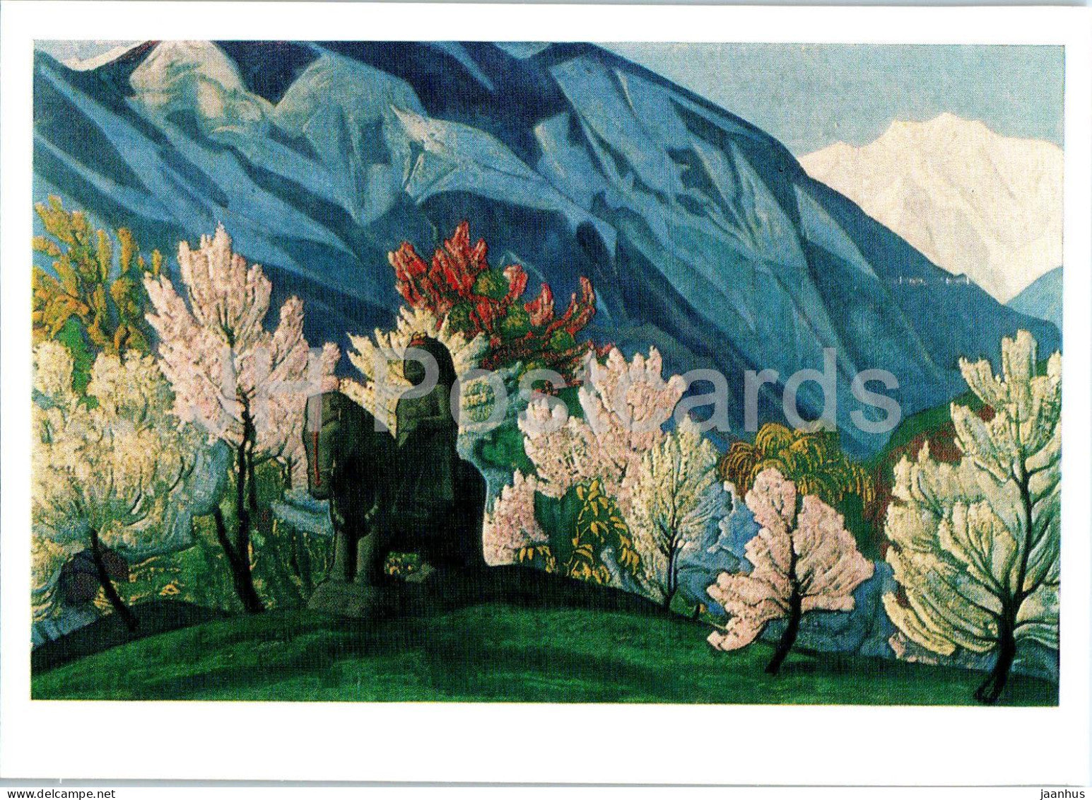 painting by N. Roerich - Guga Chohan . Kuluta . India - Russian art - 1974 - Russia USSR - unused - JH Postcards
