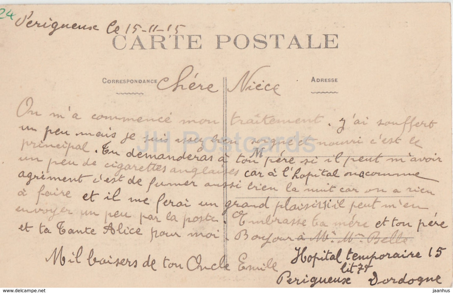 Perigueux - Cathedrale St Front - Monument Historique - cathedral - 36 - old postcard - 1915 - France - used