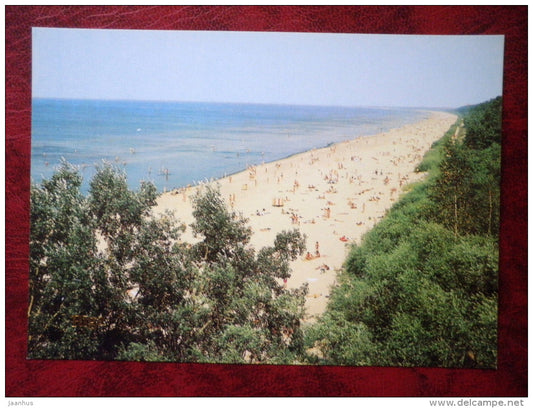Seaside of the Riga-bay - beach - Riga - 1982 - Latvia USSR - unused - JH Postcards