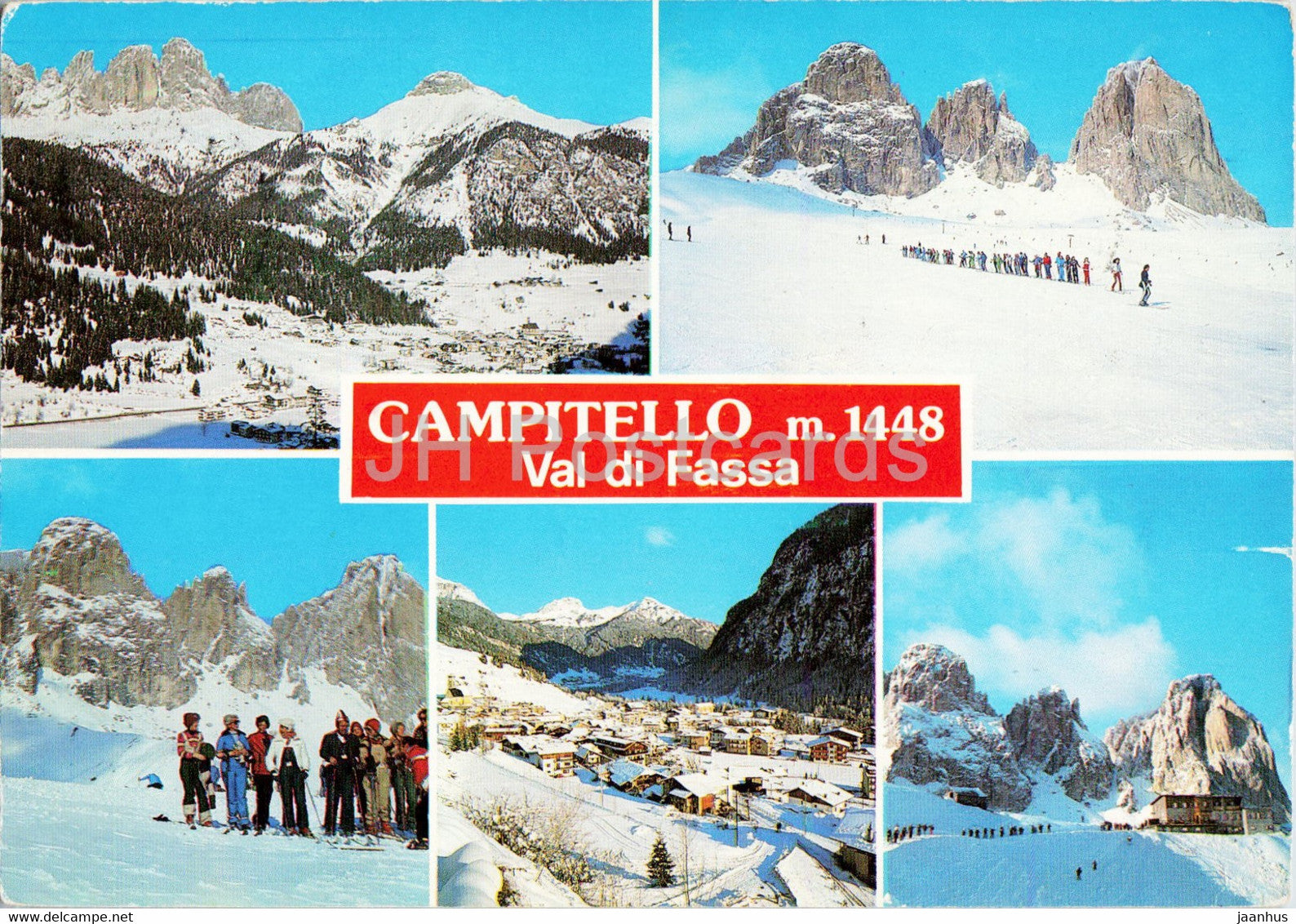 Campitello - Val di Fassa - 1984 - Italy - used - JH Postcards