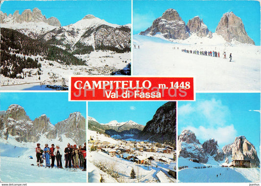 Campitello - Val di Fassa - 1984 - Italy - used - JH Postcards