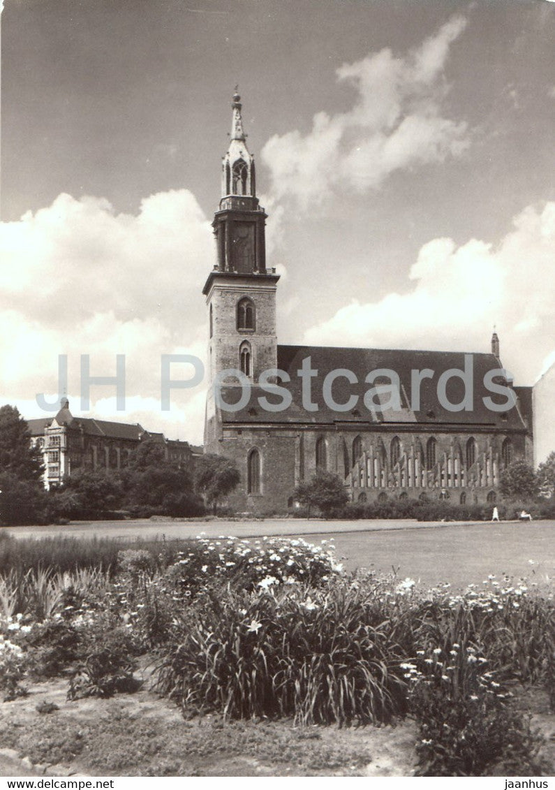 Berlin - Marienkirche erbaut anfang 15 Jh - Germany DDR - unused - JH Postcards