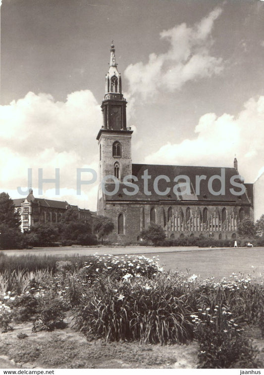 Berlin - Marienkirche erbaut anfang 15 Jh - Germany DDR - unused - JH Postcards