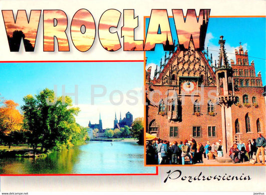 Wroclaw - Ostrow Tumski - Ratusz - island - town hall - Poland - unused - JH Postcards
