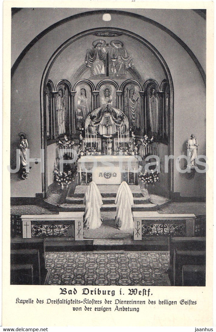 Bad Driburg - Kapelle - Kloster - monastery - 1958 - Germany - used - JH Postcards