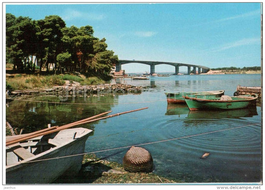 Ponte Punta Penna - boat - bridge - Taranto - Puglia - 4820 - Italia - Italy - unused - JH Postcards
